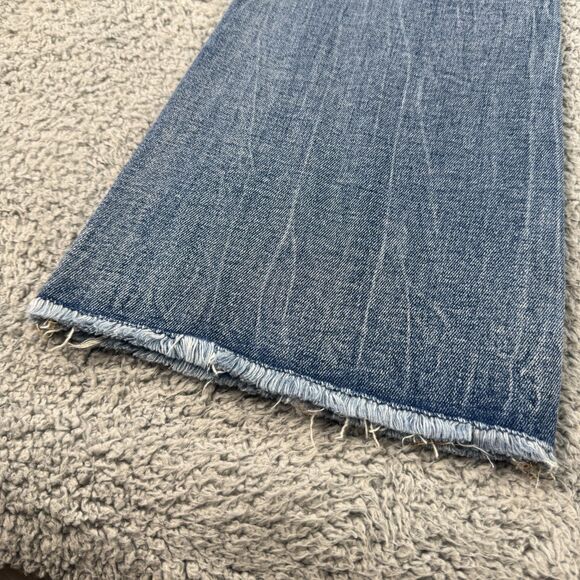 Buckle Black Flare Jeans Womens 26x34 Fit No 35 Distressed High Stretch Denim - Picture 7 of 15